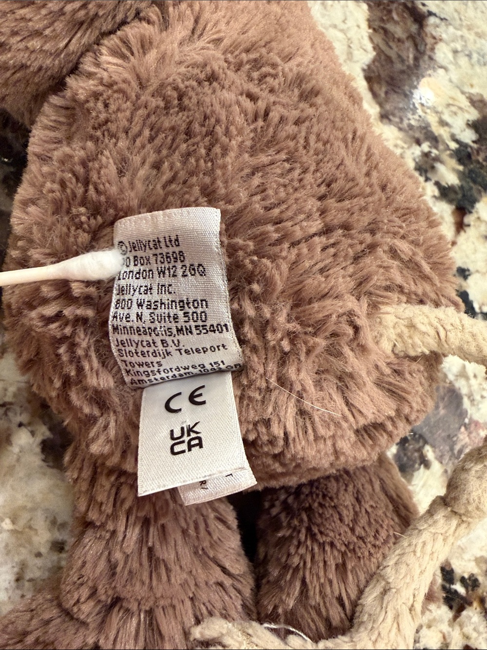 Jellycat Brown Plush medium Monkey Soft Toy - Picture 8 of 9